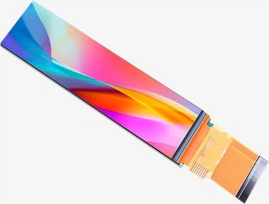 0,99 hüvelykes kis érintőképernyős IPS LCD képernyő, 40*160 mm, 500 nit fényerő